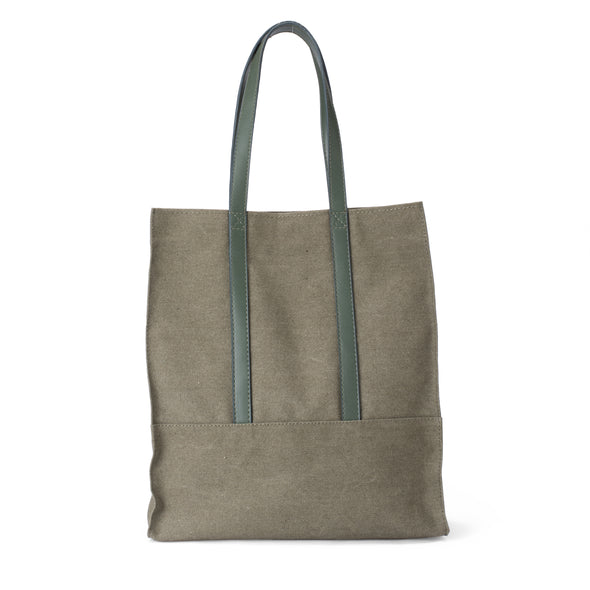 THE CARRYALL TOTE - OLIVE GREEN