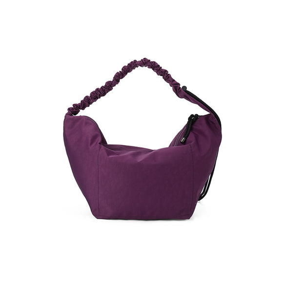 FRILLY HOBO BAG - PURPLE