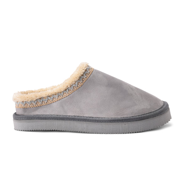 BUZZ SUEDE MULES - GREY