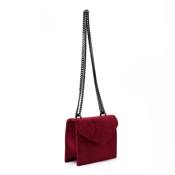 DAZE FLAP BAG - BURGUNDY