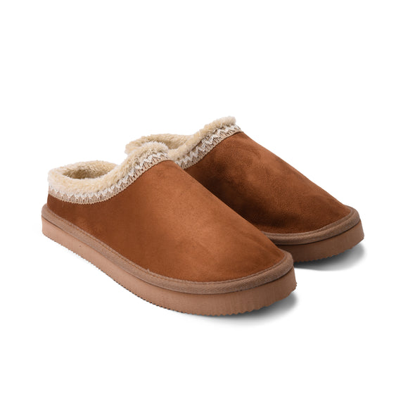 BUZZ SUEDE MULES - CAMEL