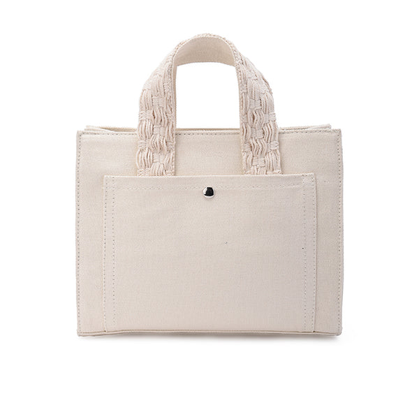 WEAVER MINI TOTE - BEIGE