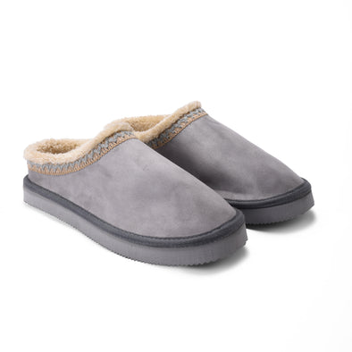 BUZZ SUEDE MULES - GREY