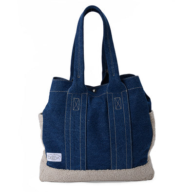 VIVA TEDDY TOTE - DARK BLUE