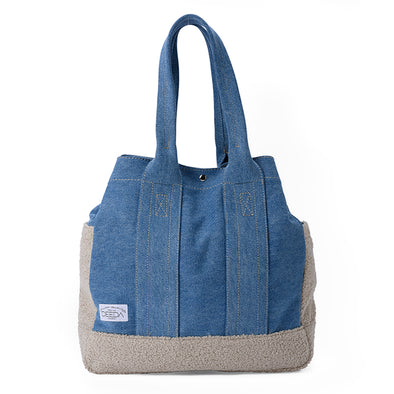 VIVA TEDDY TOTE - LIGHT BLUE