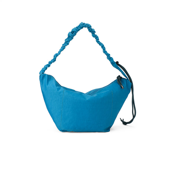 FRILLY HOBO BAG - BLUE