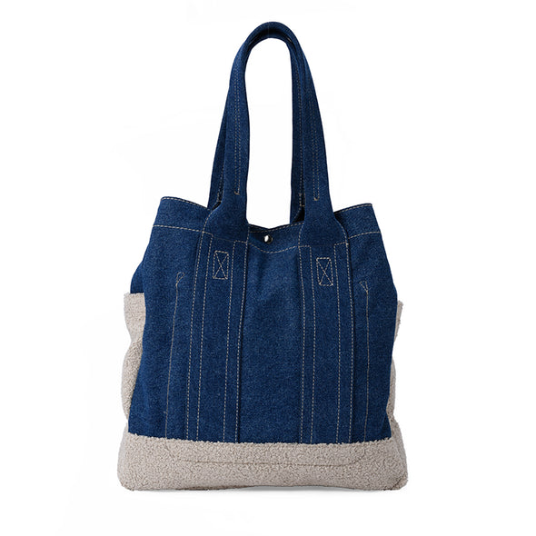 VIVA TEDDY TOTE - DARK BLUE