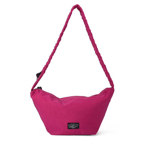 FRILLY HOBO BAG - FUCHSIA