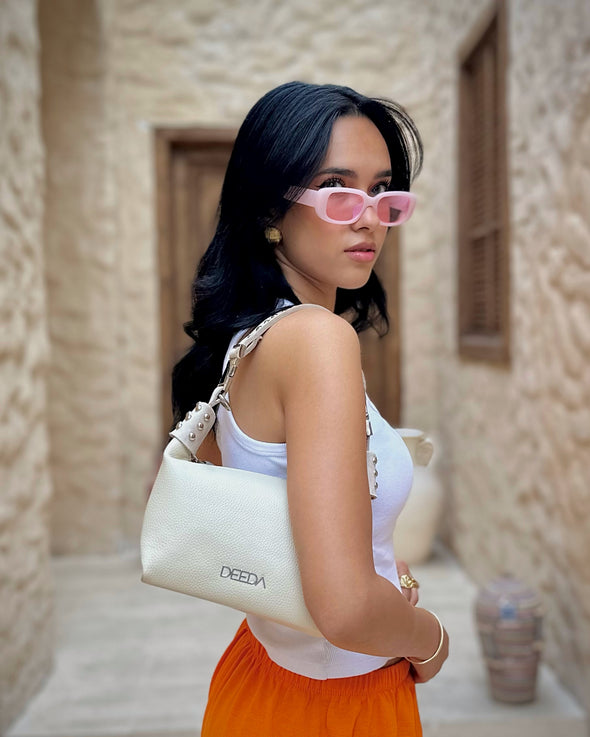 LEILA MINI HOBO - BEIGE