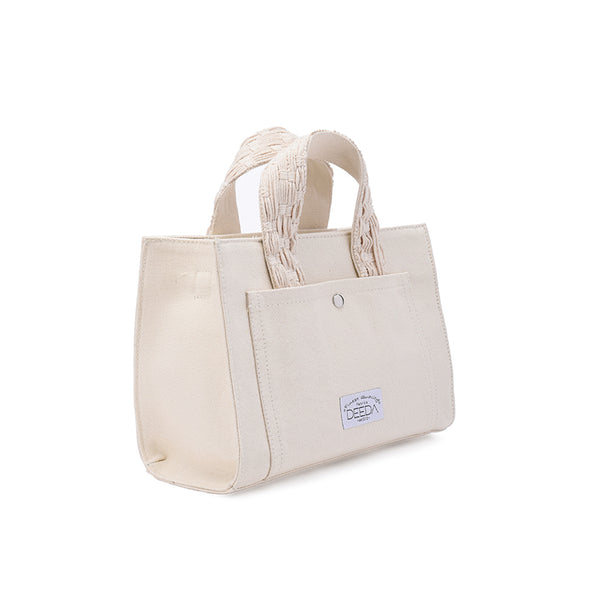 WEAVER MINI TOTE - BEIGE