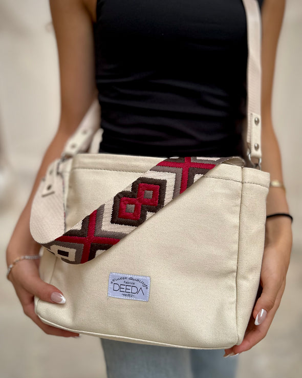 LAYAL MINI - LIGHT BEIGE x KHAKI