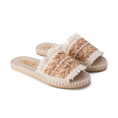 DOUBLE SPIKE SLIDE SLIPPERS - OXIDE