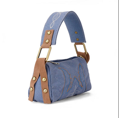 SWIFT CANVAS CROSS BAG - BLUE