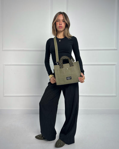 WEAVER MINI TOTE - OLIVE