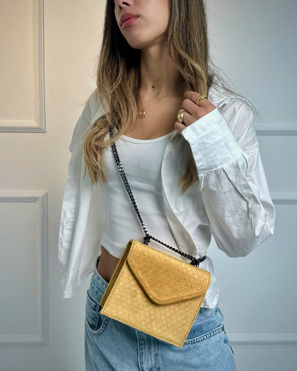 DAZE FLAP BAG - MUSTARD