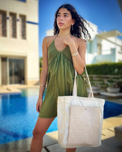 ZUMA Tote - LIGHT BEIGE