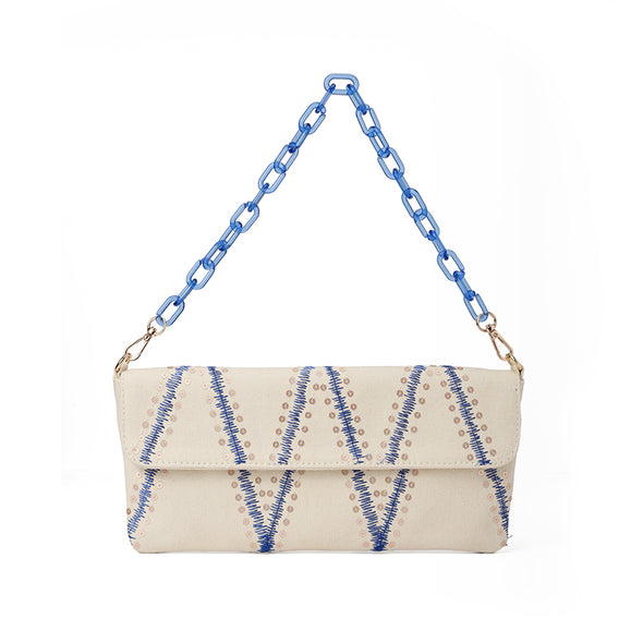 KIKI CLUTCH - BLUE