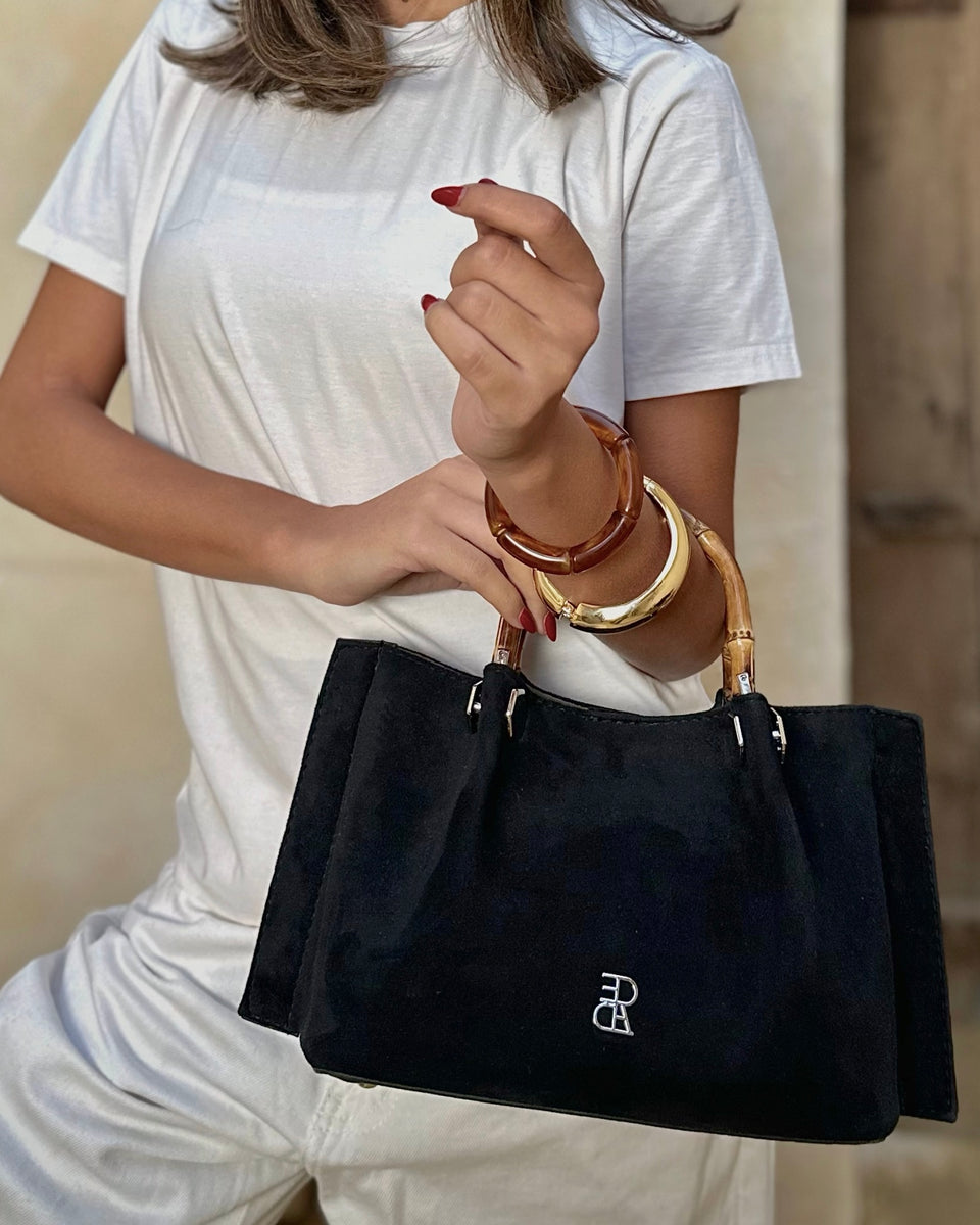 AYLA SUEDE - BLACK SUEDE – Deeda