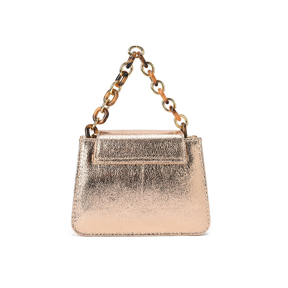 DOUCHA - ROSE GOLD FOILED LEATHER