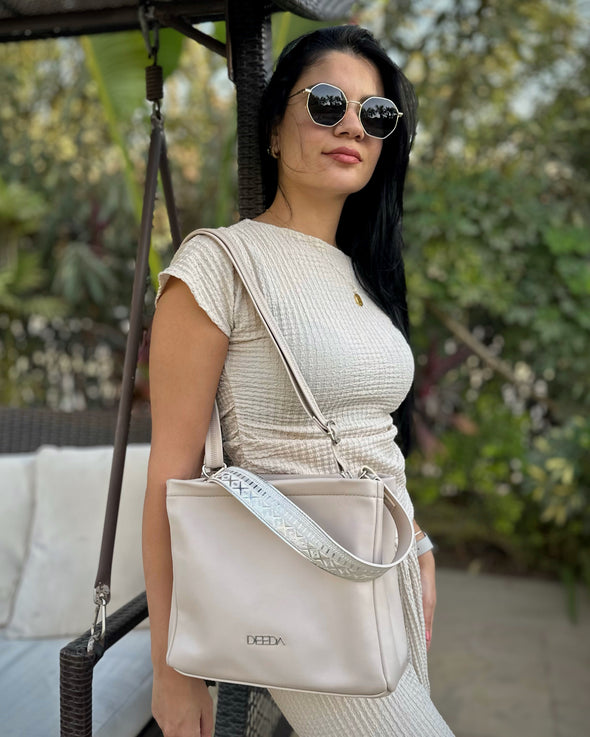 SKAI MINI TOTE - BEIGE