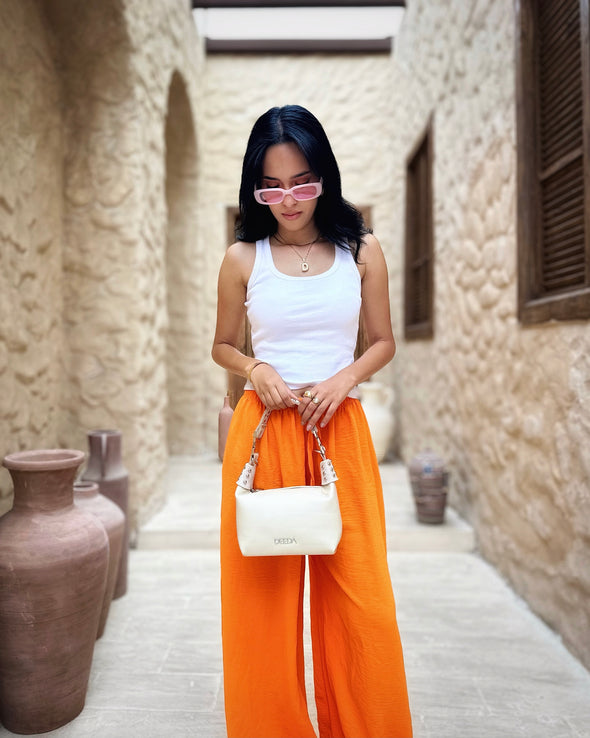 LEILA MINI HOBO - BEIGE