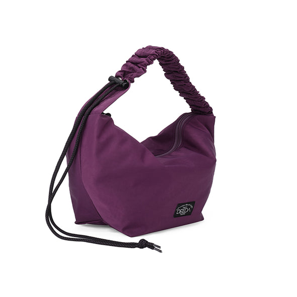 FRILLY HOBO BAG - PURPLE