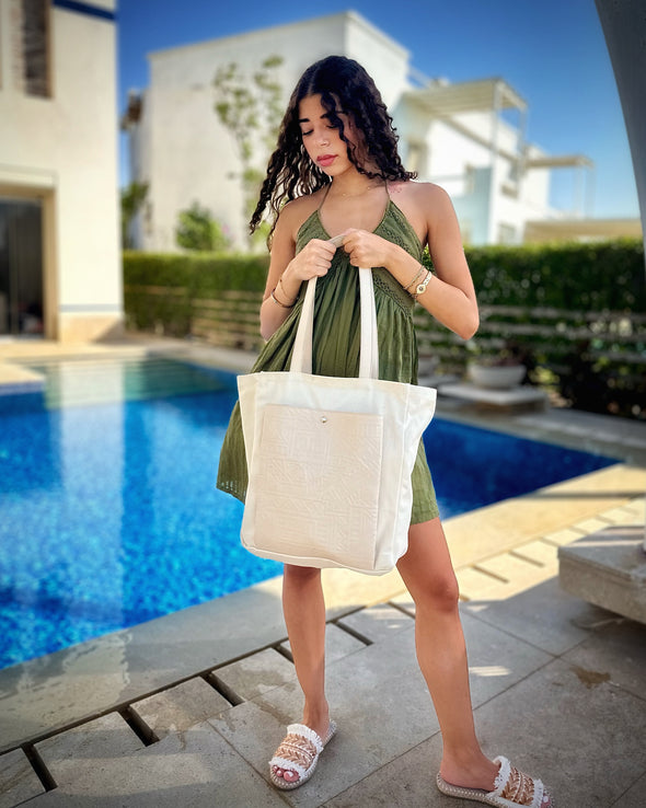 ZUMA Tote - LIGHT BEIGE