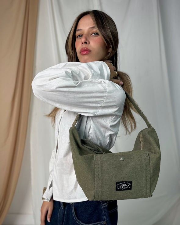 WEAVER HOBO - OLIVE