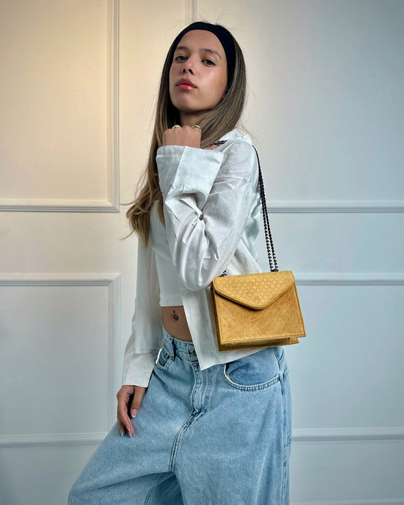 DAZE FLAP BAG - MUSTARD