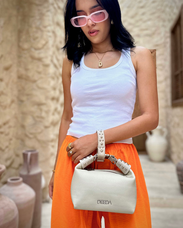 LEILA MINI HOBO - BEIGE