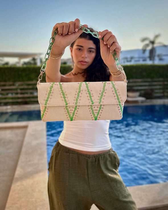 KIKI CLUTCH - GREEN