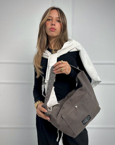 WEAVER HOBO - GREY