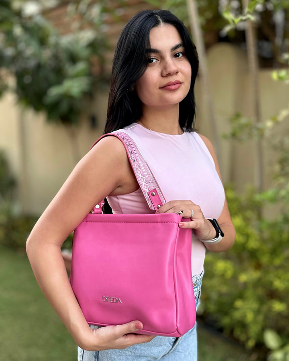 SKAI MINI TOTE - FUCHSIA