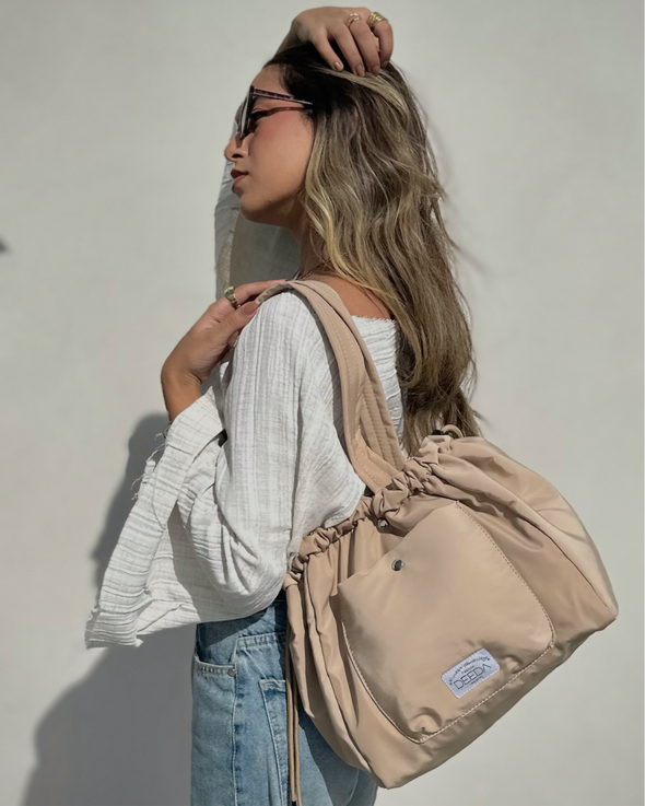 COOPER SHOULDER BAG - CAMEL