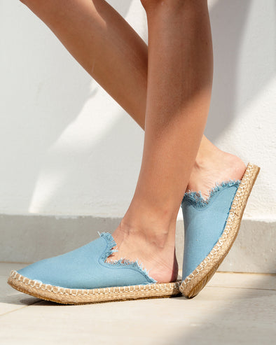 STELLA MULES - SKY BLUE