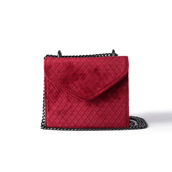 DAZE FLAP BAG - BURGUNDY