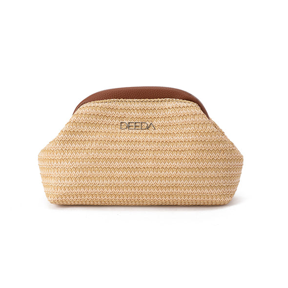 ZOE RAFFIA - CAMEL