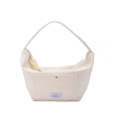 WEAVER HOBO - BEIGE