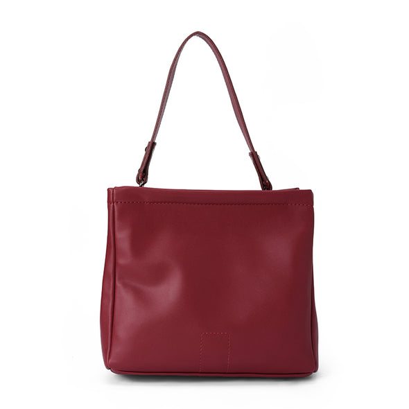 SKAI MINI TOTE  - BURGUNDY