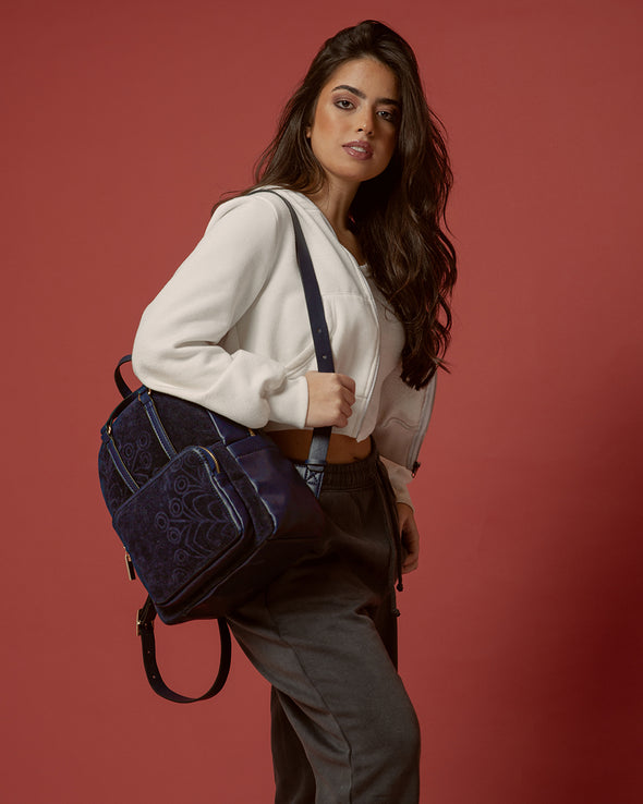 LILLY BACKPACK  - NAVY